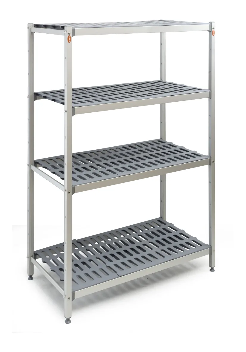 Stacking Shelf with Polypropylene Shelves 4-Tier 8897.46120.P0