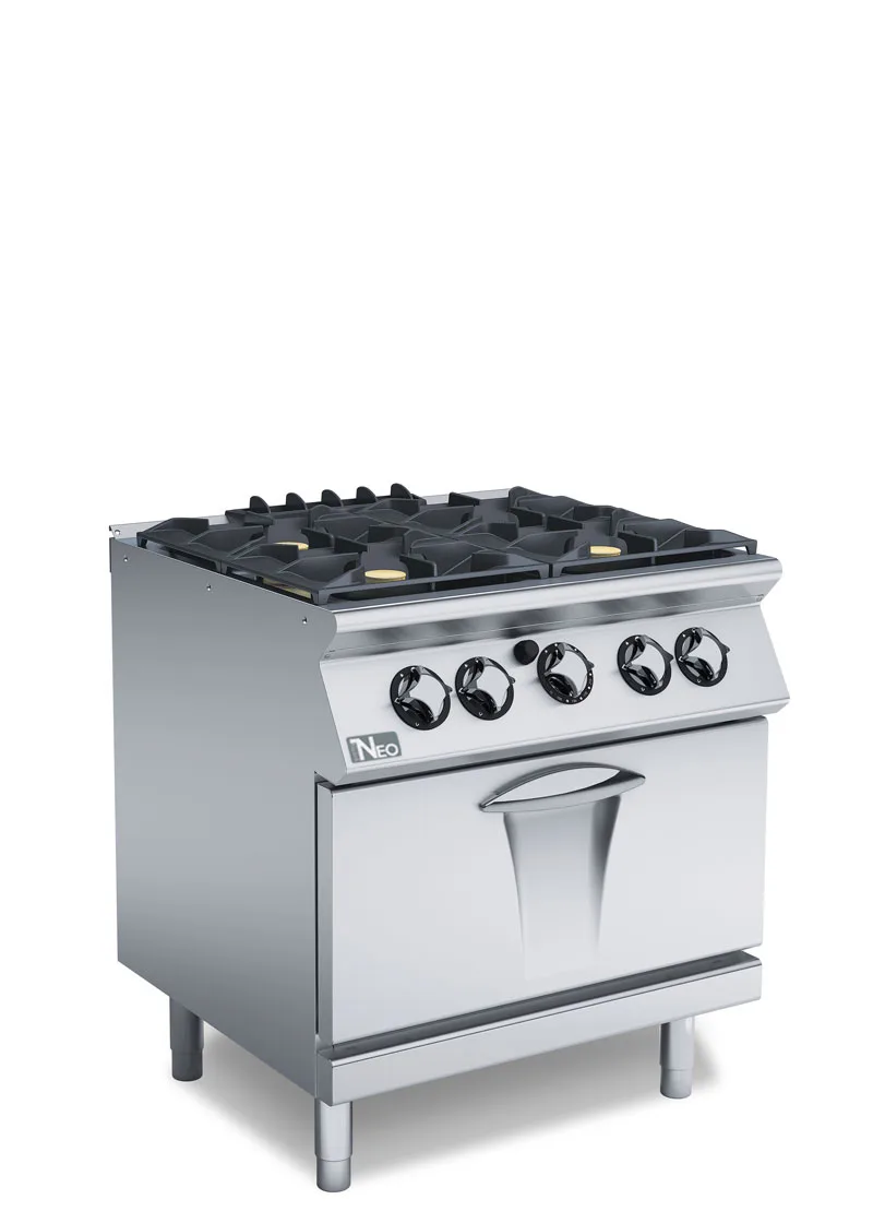 700 Серия газовая плита с 4 конфорками и газовой печью 80×73×87 см – PC78GFG