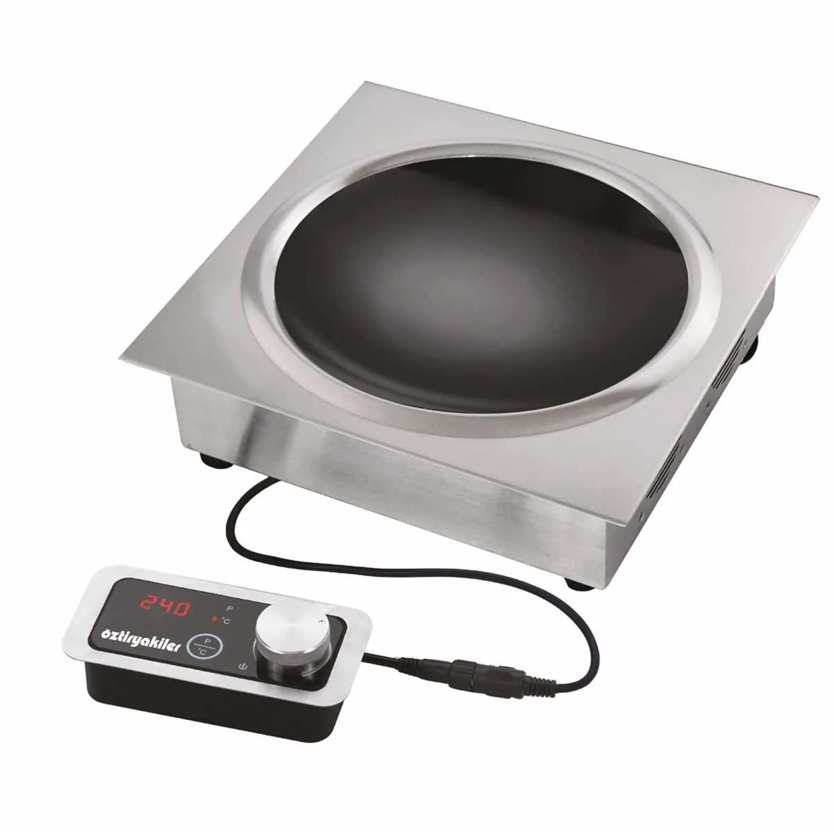 Induktions-Wok-Kochplatte 9865.APF35.00 – 500–3500 W, 36×38×12 cm