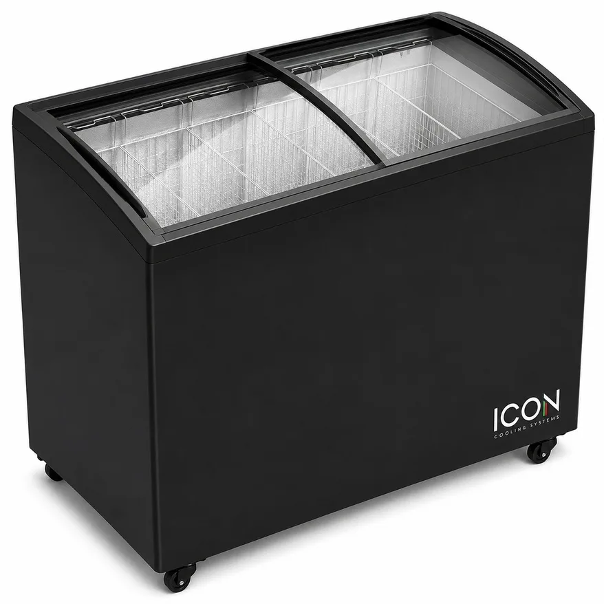 Vega 516 Horizontal Freezer with Sliding Domed Glass Doors