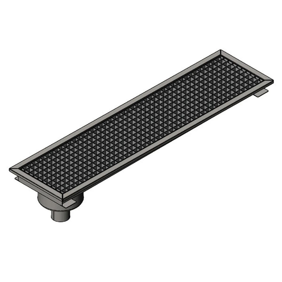 Floor Drain 7961.07429.1Y1 – 740×290 mm, Bottom Outlet
