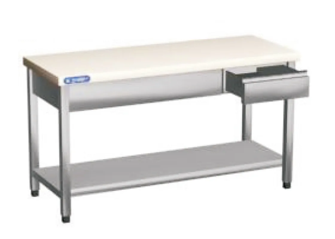 Wooden top work table with drawer, 90×60×85 cm, ATR-090