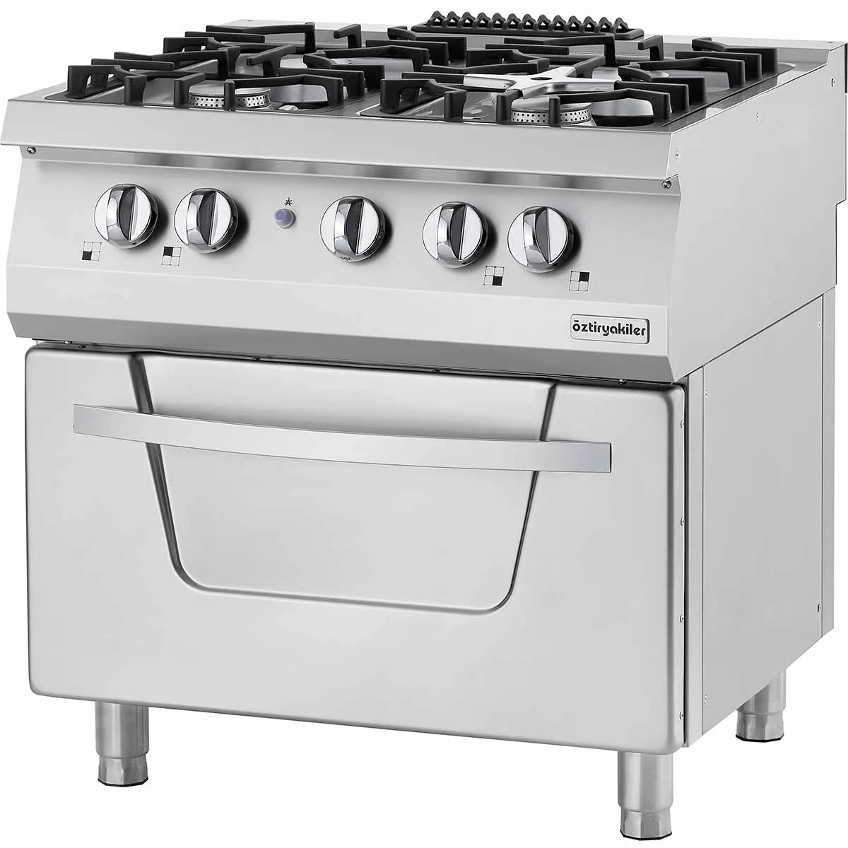 Kuzine Fırını 7865.N1.80708.10L – 4 Açık Ateş + Gazlı Fırın, 70×80×85 cm