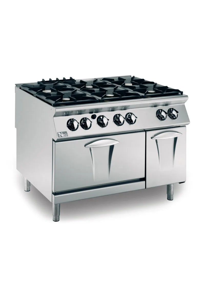 Серия 900 6-конфорочная газовая плита с духовкой 120×90×87 см - PC912GFG