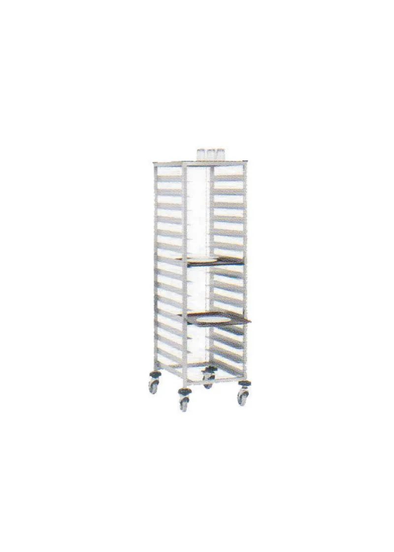 Dirty Service Tray Trolley MB100X für 53×37cm Tabletts