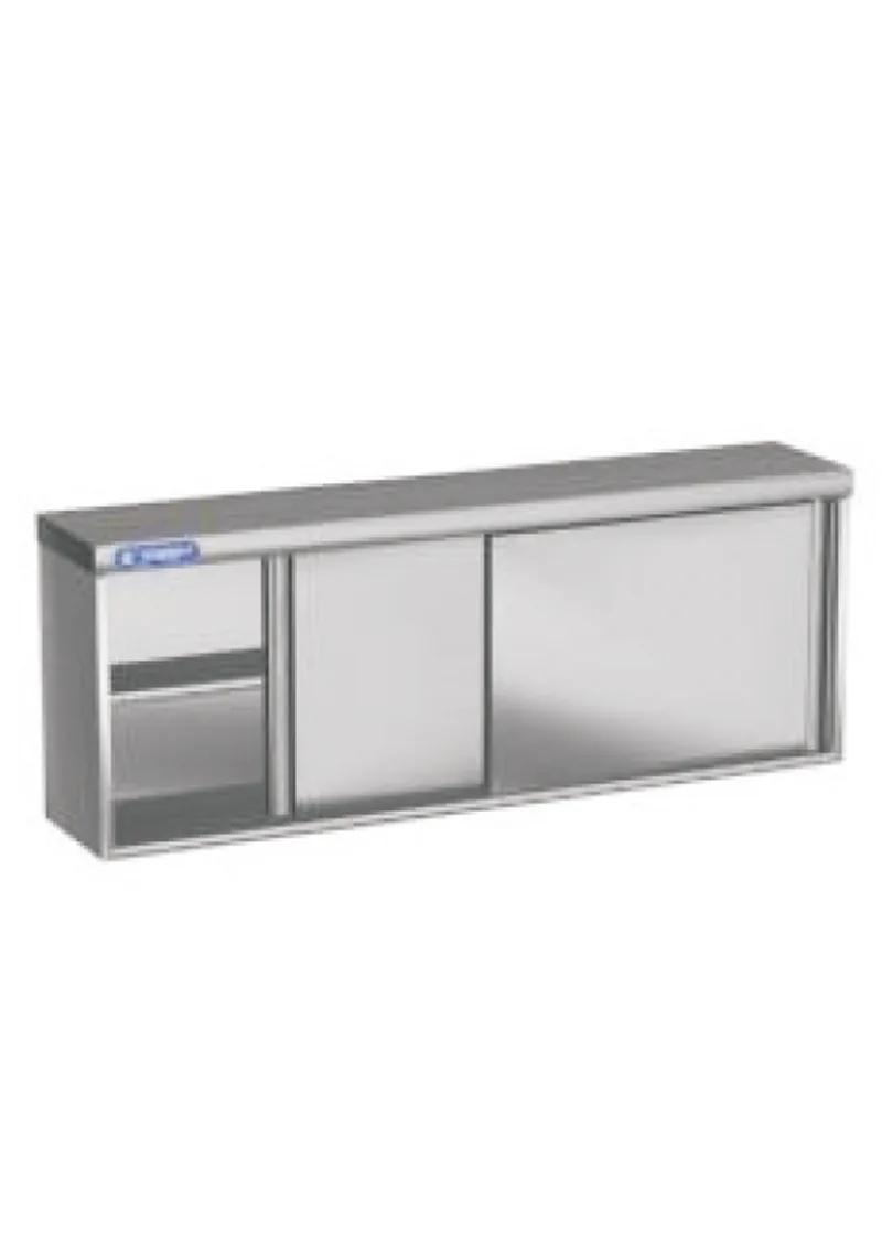 Wall Cabinet with Intermediate Shelf and Sliding Doors DD-090