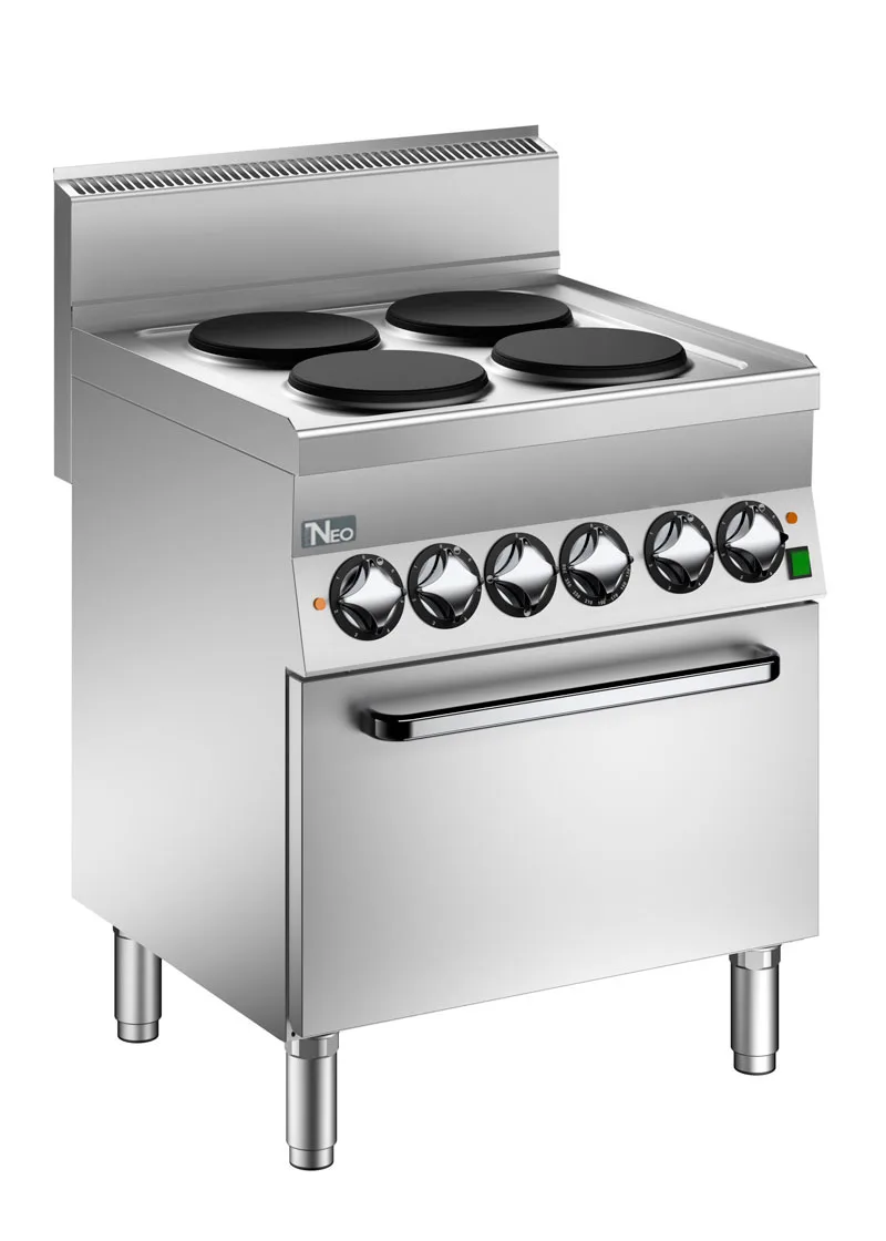 600 серия электрическая плита с 4 конфорками и духовкой 70×65×87 см – C6FES7E