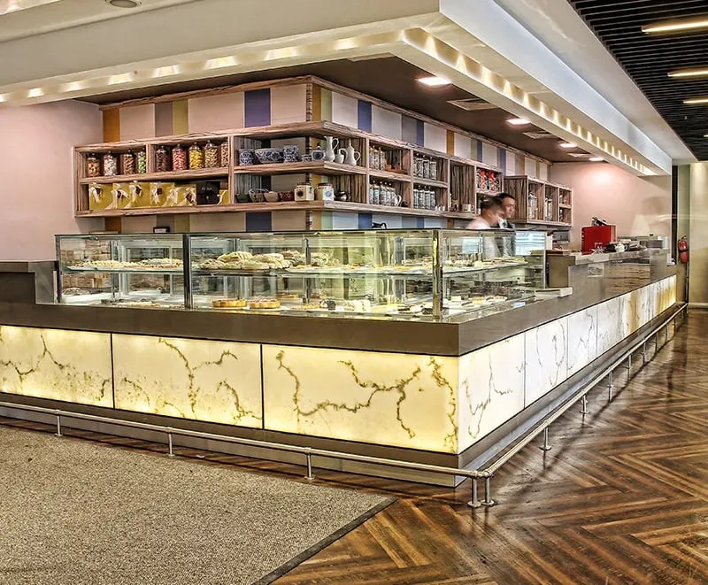HLF25 Steep Glass Refrigerated Showcase